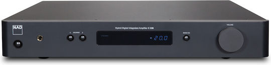 Nad C 338 Υβριδικός Ολοκληρωμένος Ενισχυτής Hi-Fi Stereo 150W/4Ω 90W/8Ω Μαύρος