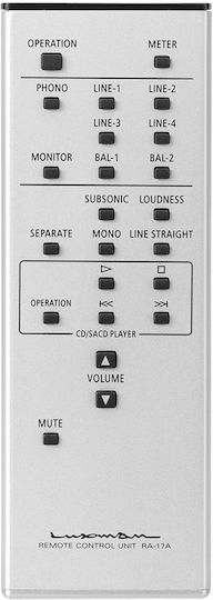 Luxman L-550AX Ολοκληρωμένος Ενισχυτής Hi-Fi Stereo 40W/4Ω 20W/8Ω Ασημί