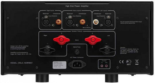 Hegel H30 Leistungsverstärker Hi-Fi-Verstärker Mono 1100W/8Ω Schwarz
