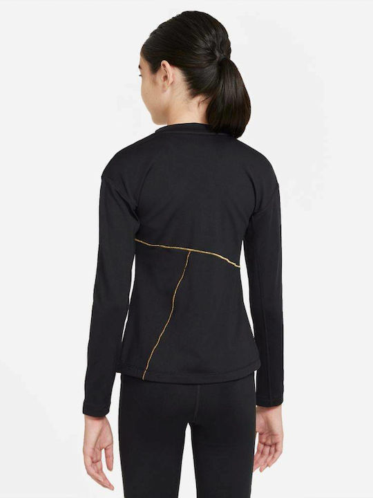 Pro Warm Παιδική Ισοθερμική Μπλούζα Dri-Fit Μαύρη
