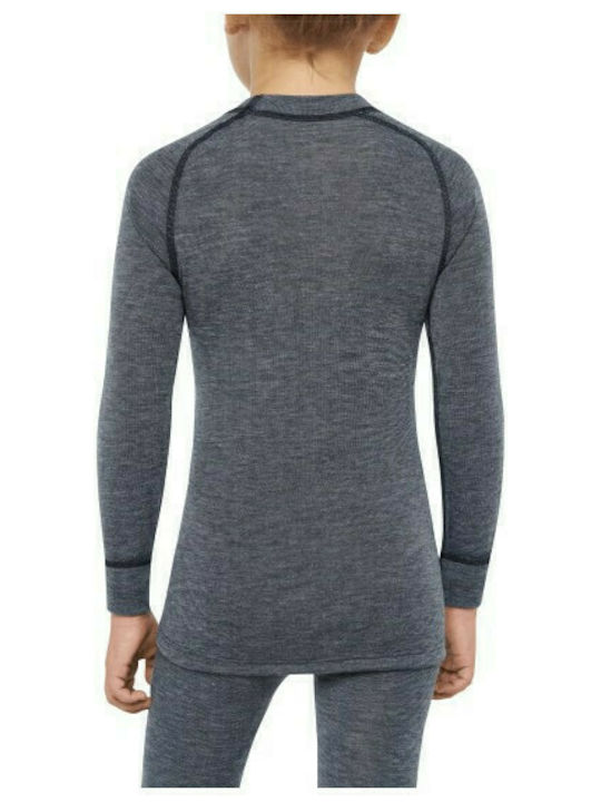 Thermowave Merino Active Kinder Thermoshirt Gray