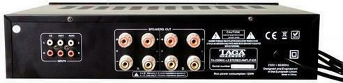 Taga Harmony TA-250MIC v.2 Ολοκληρωμένος Ενισχυτής Hi-Fi Stereo 50W/4Ω 40W/8Ω Μαύρος