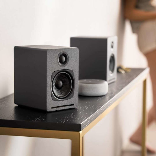 Audioengine A1 Αυτοενισχυόμενα Ηχεία με Bluetooth 60W (Ζεύγος) Μαύρα