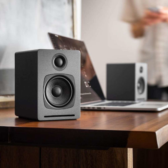 Audioengine A1 Αυτοενισχυόμενα Ηχεία με Bluetooth 60W (Ζεύγος) Μαύρα