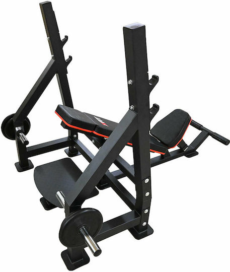 X-FIT 82 Bancă de Antrenament Înclinată cu Standuri