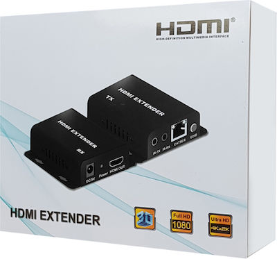 Powertech HDMI Video Extender Ασύρματος Αναμεταδότης CAB-H114