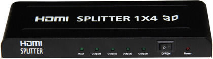 Muzik HD-104 FHD 1 input/4 outputs HDMI Splitter