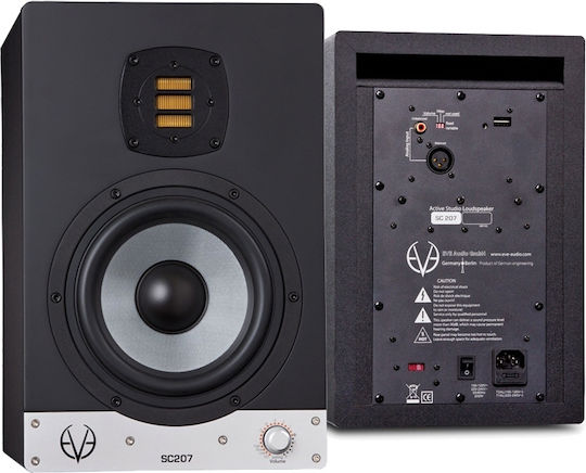 EVE Audio SC207 Ηχείo Studio Monitor 6.5" 150W (Τεμάχιο) Μαύρο