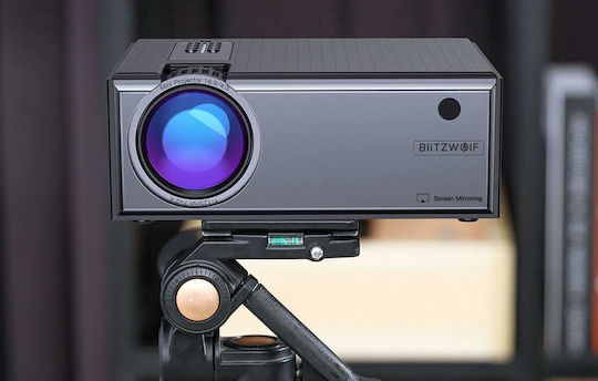 BlitzWolf BW-VP1 Projector LCD HD Standard Lamp with Wi-Fi and Built-in Speakers Black