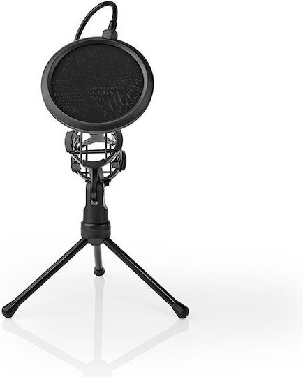 Nedis Microphone Table Tripod Pop Filter Stand Mikrofon mit Pop-Filter