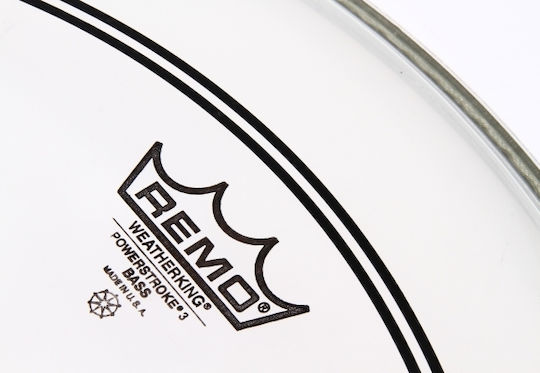 Remo Powerstroke 3 Clear Δέρμα κάσας για Ντράμς 12"