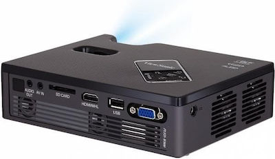 Viewsonic PLED-W800 Mini Projector HD Λάμπας LED με Ενσωματωμένα Ηχεία Μαύρος