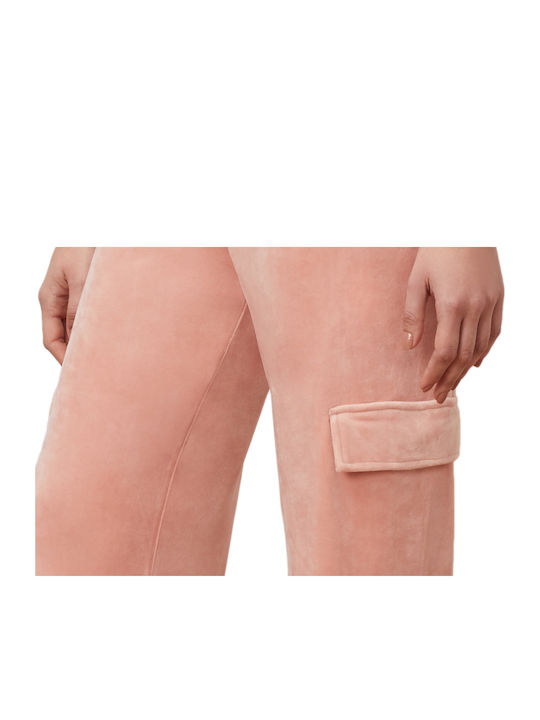 Amrita Jogginghose Samt Rosa