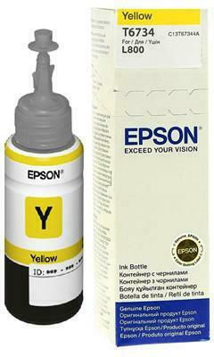 Epson 673 Original InkJet Printer Ink Yellow (C13T67344A)