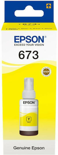 Epson 673 Original InkJet Printer Ink Yellow (C13T67344A)