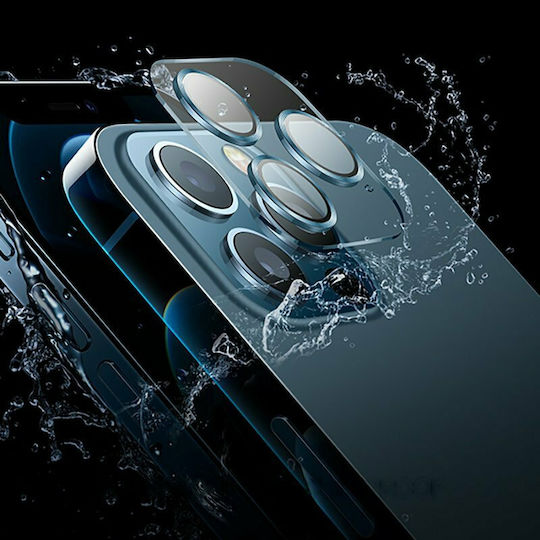 Joyroom Protector Shining Series Προστασία Κάμερας Tempered Glass Μπλε για το iPhone 12 mini