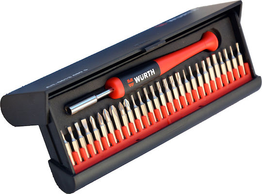 Wurth Mini Screwdriver with 29 Interchangeable Tips