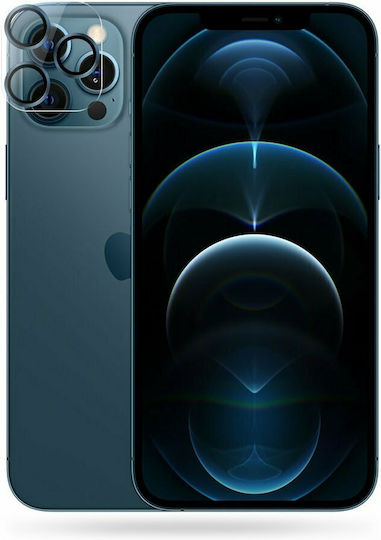 Joyroom Protector Shining Series Προστασία Κάμερας Tempered Glass Μαύρο για το iPhone 12 mini