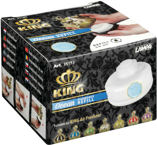 Lampa Car Refill Console/Dashboard Air Freshener Liquid King Ocean 50ml