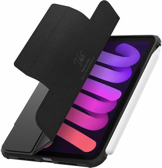 Spigen Ultra Hybrid Pro Flip Cover Black (iPad mini 2021 / mini 2024)
