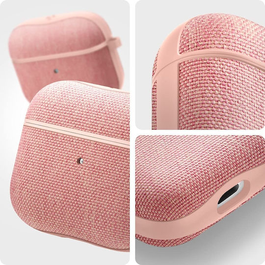Spigen Urban Fit Silicone Case with Keychain Rose Gold for Apple AirPods 3