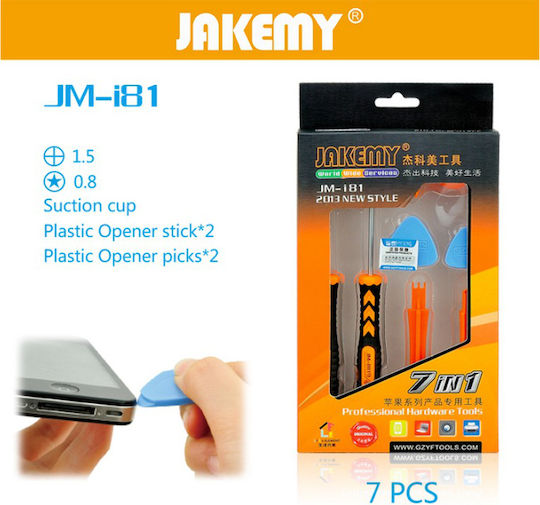 Jakemy JM-i81 Disassemble Tool for Phone Repair 7pcs