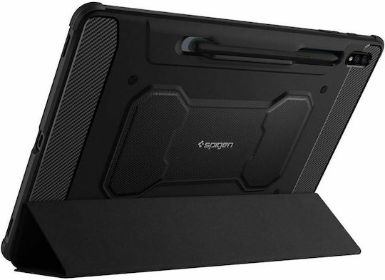 Spigen Rugged Armor Pro Flip Cover Durable Black (Galaxy Tab S7+)