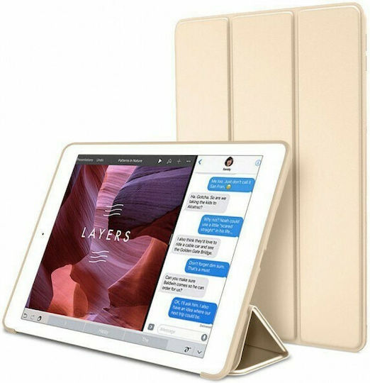 Copertă Tri-Fold Flip Auriu Galaxy Tab A7 2020/2022