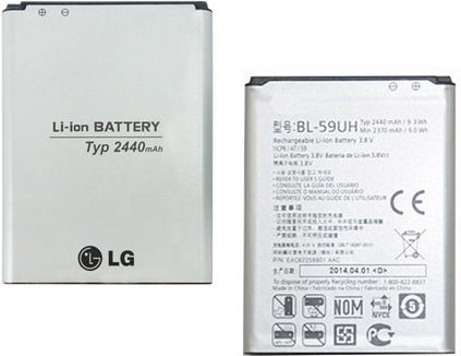 LG Bl-59UH Μπαταρία Αντικατάστασης 2440mAh για LG G2 mini