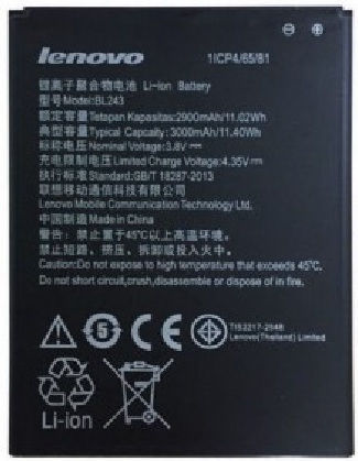 Lenovo BL243 Replacement Battery 2900mAh for Lenovo K3 Note