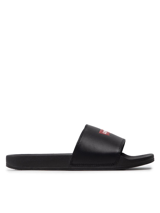 Levi's Slides σε Μαύρο Χρώμα