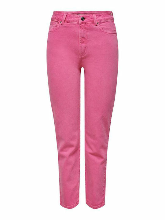High Waist Women's Jean Trousers in Slim Fit Gin Fizz