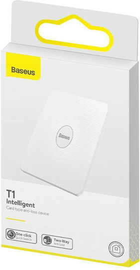 Baseus T1 Apple Find My & Google Find Hub Бял