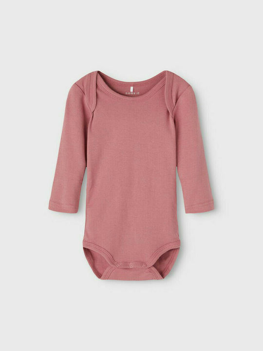 Name It Baby-Body-Set für drinnen Langärmliges Rosa