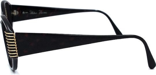 Paloma Picasso Damen Acetat Brillengestell Schwarz 3708 80