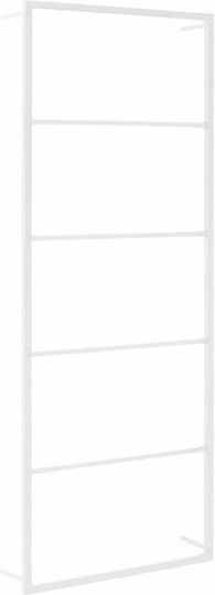 vidaXL Σκάλα Μπάνιου 6 Θέσεων Επιτοίχια ​45x115cm Λευκή