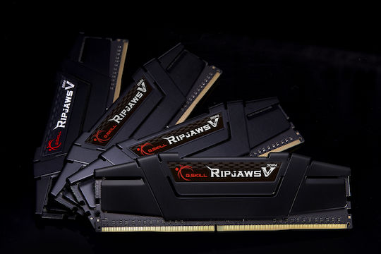 G.Skill Ripjaws V DDR4 32GB RAM με 4x8GB Modules και Ταχύτητα 3200 για Desktop