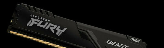 Kingston Fury Beast 128GB DDR4 RAM cu 4 module (4x32GB) și Viteză 3200 pentru Desktop