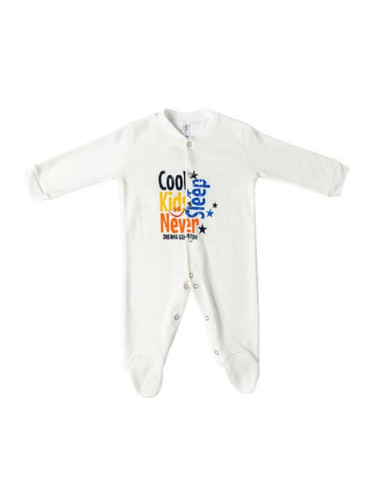 Dreams by Joyce Cool Kids Baby Bodysuit Set Long-Sleeved White