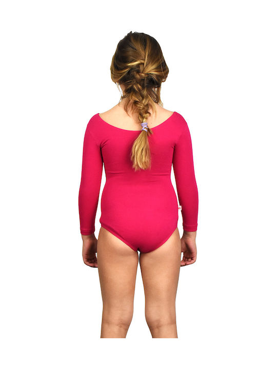 Dansport Kids' Rhythmic Ballet Bodysuit Red
