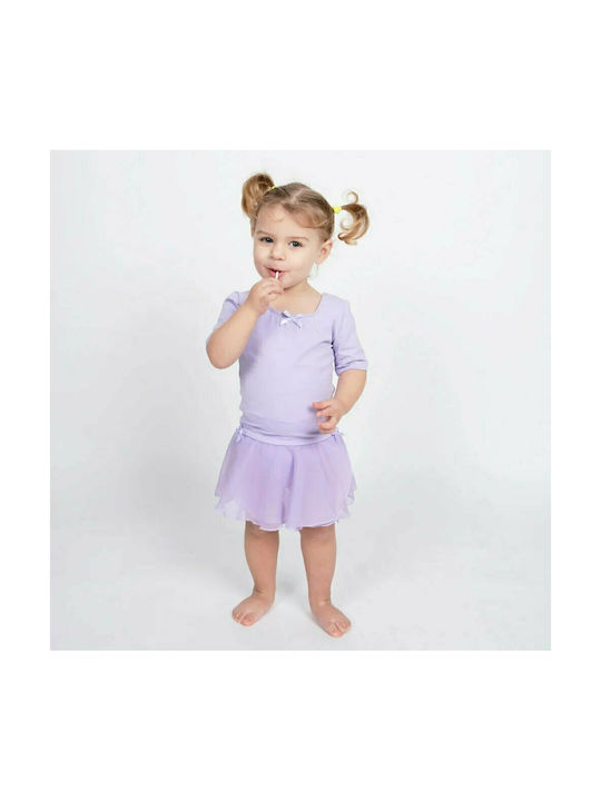 Godance Kids Bodysuit with Purple Skirt