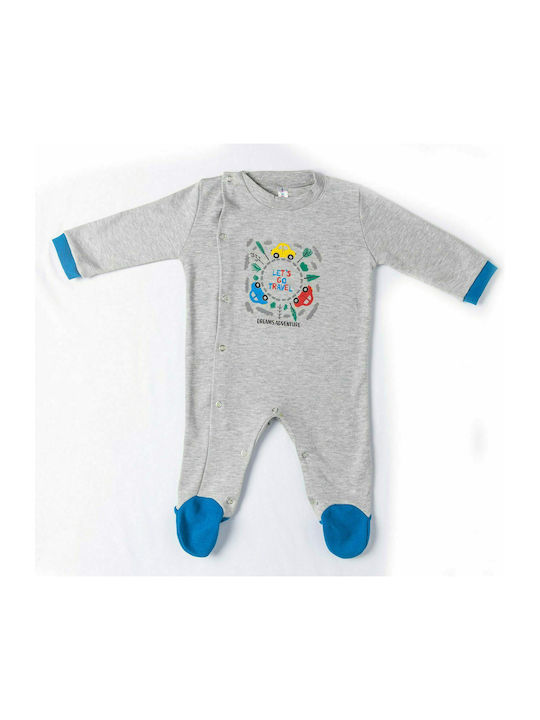 Dreams by Joyce Go Travel Baby Bodysuit Set Long-Sleeved Gray