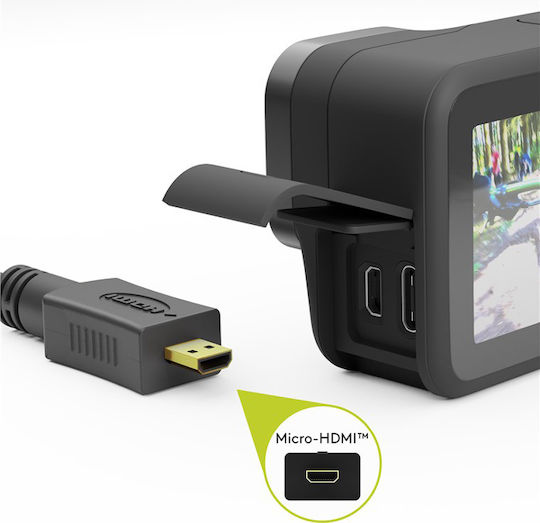 Goobay Cable HDMI male - micro HDMI male 3m Μαύρο