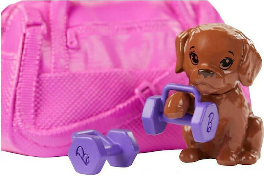 Barbie Fitness Doll Wellness Fitness Doll with Puppy and Accessories for 3++ Years