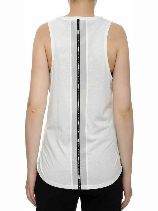 Puma Women's Athletic Blouse Sleeveless White