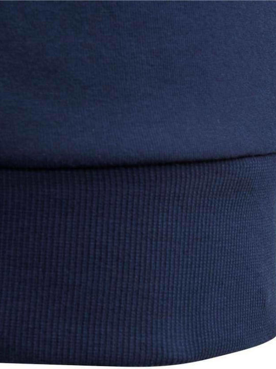 Kinder-Sweatshirt Strickjacke mit Kapuze Marineblau