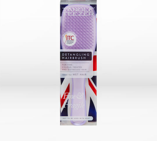 Tangle Teezer The Wet Detangler Fine & Fragile Βούρτσα Μαλλιών Hypnotic Heather