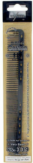 YS Park Comb Hair for Hair Cut Black 18cm