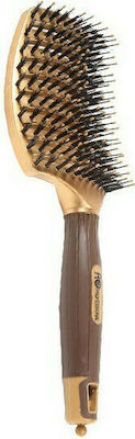 Ro-Ro Accessories Professional Magic Comb Brush Hair for Hair Styling Gold