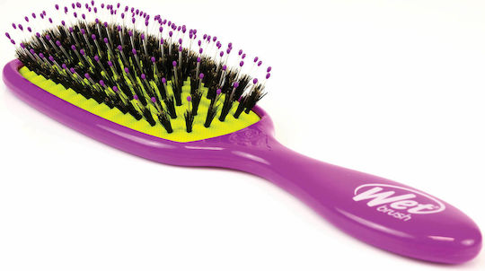 Wet Brush Pro Shine Enhancer Четка За Коса Неоново Жълт Лилав
